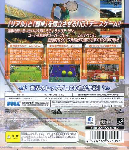 Back cover / image - Power Smash 3