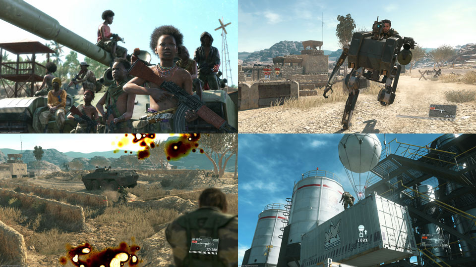 Back cover / image - Metal Gear Solid 5 The Phantom Pain (Limited Edition) (New)