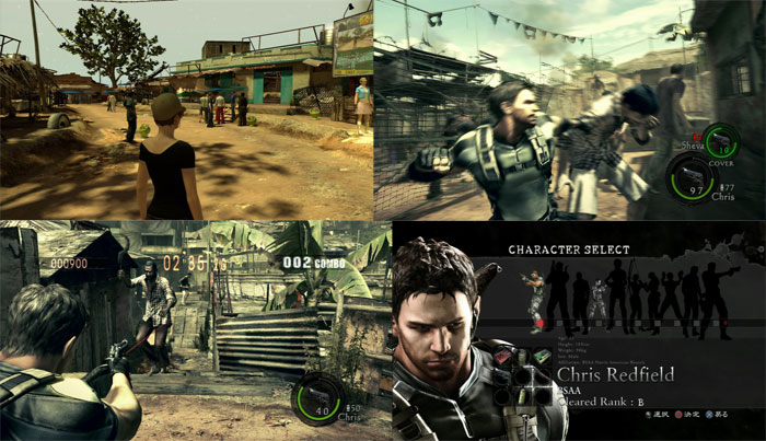 Back cover / image - Biohazard 5