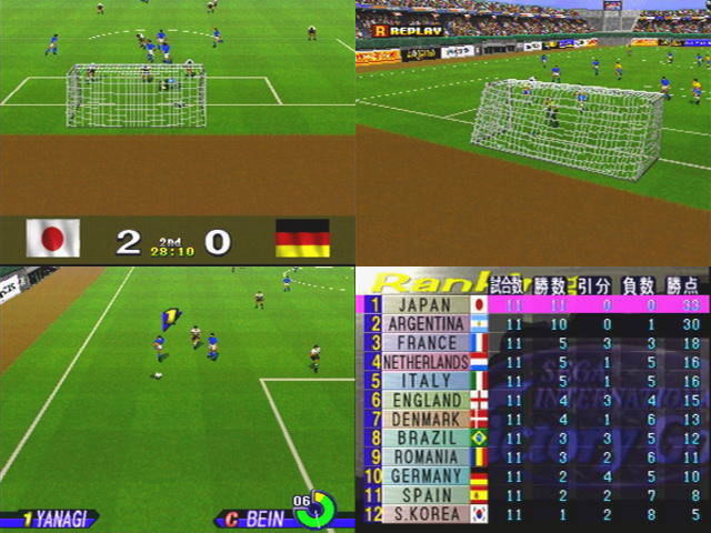 Back cover / image - Sega International Victory Goal