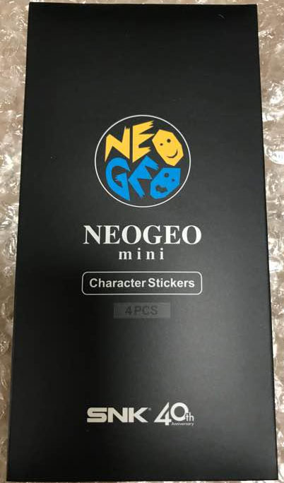Neo Geo Mini Character Stickers (New) - SNK Hardware Neo Geo Mini Character Stickers (New)