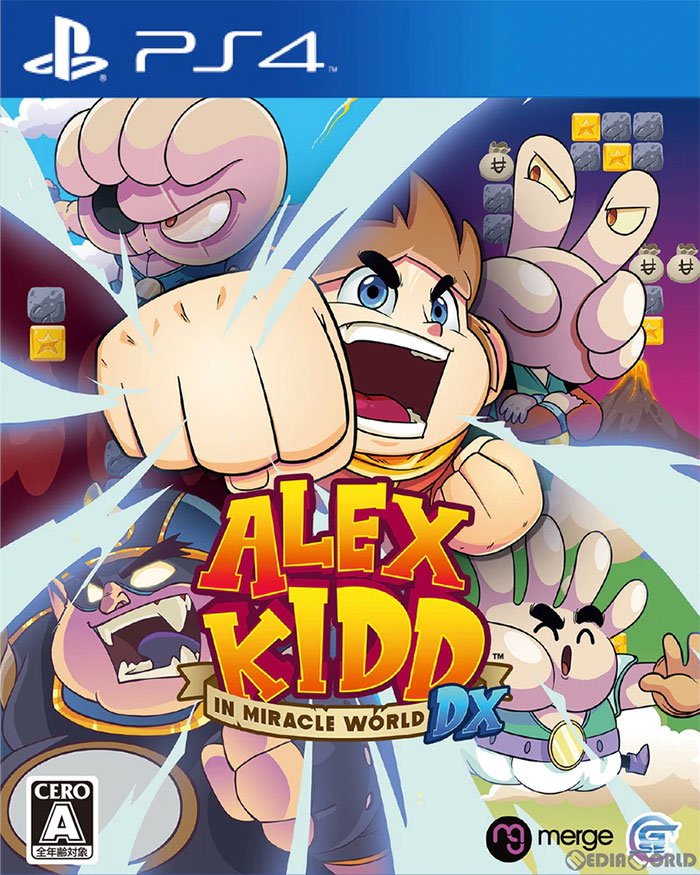 Front cover / image - Alex Kidd in Miracle World DX (New)