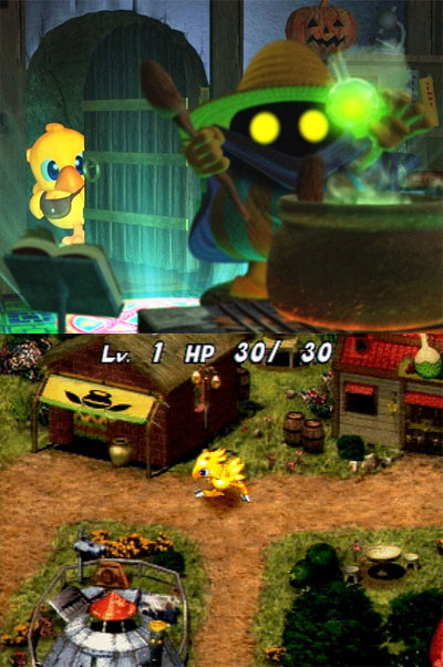 Back cover / image - Chocobo Mystery Dungeon