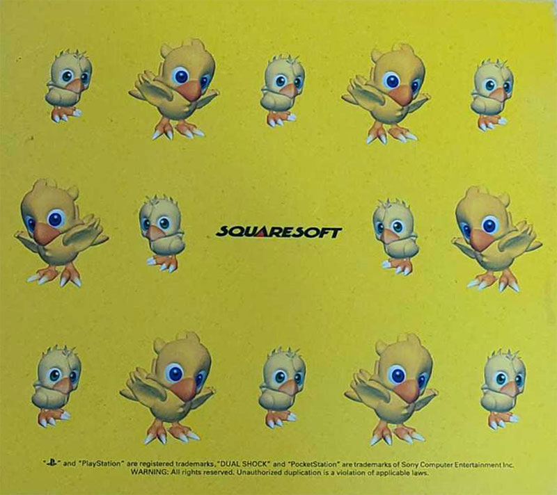 Back cover / image - Chocobo Collection