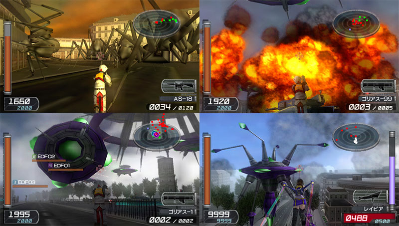 Back cover / image - Earth Defence Force 2 Portable (Best)